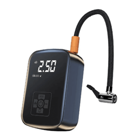 Kitvoy inflator with digital display, controls and air hose